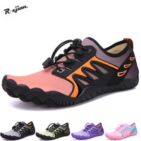 mens quick drying water shoes breathable non slip beach sports shoes womens stretch surfing wading shoes barefoot hiking shoes