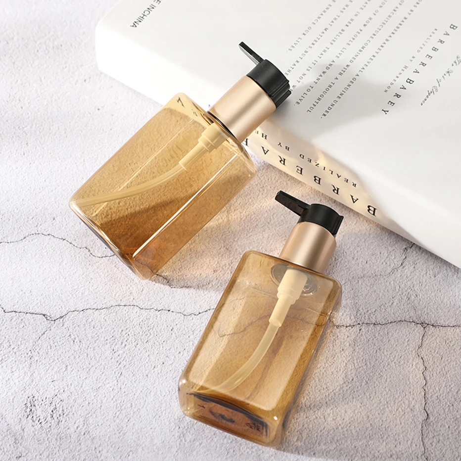 100/200/300мл Пустые флаконы для лосьона, жидкого мыла, геля для душа, кондиционера для волос и массажного масла для волос в ванной комнате