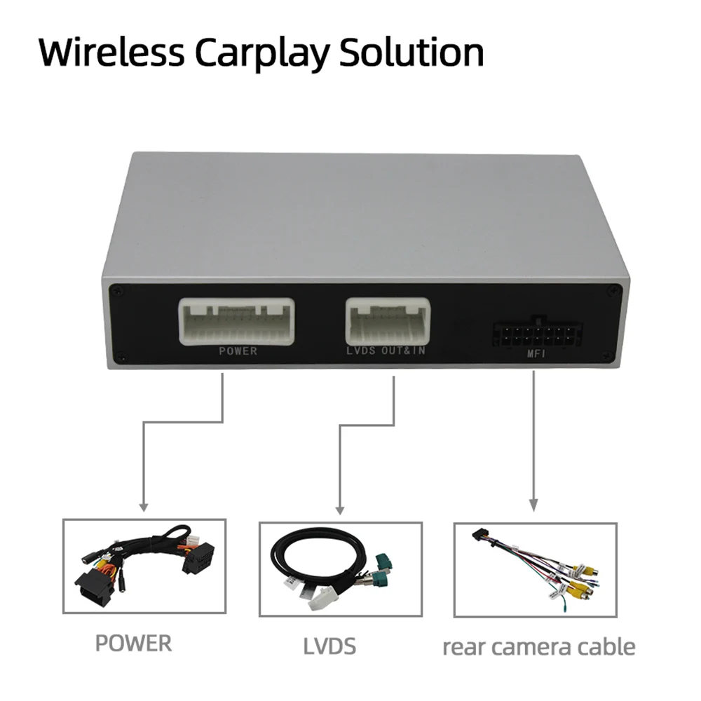 

2014-2019 Wireless Apple CarPlay dongle for Audi A1A3 A4 A5 A6 A7 A8 Q2 Q3 Q5 Q7 MMI Car Play Android Auto Mirror Reverse Camera