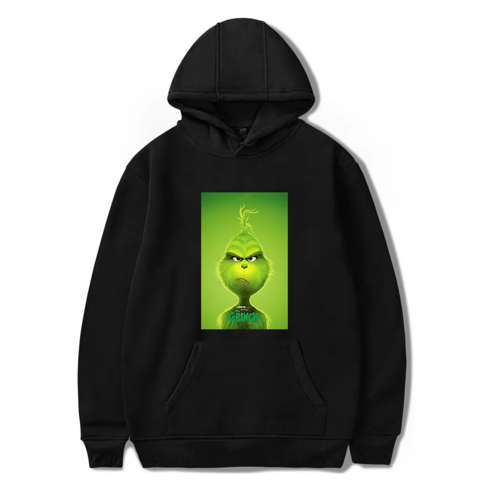 Толстовки с принтом из фильма The Grinch для мужчин/женщин модные толстовки забавным