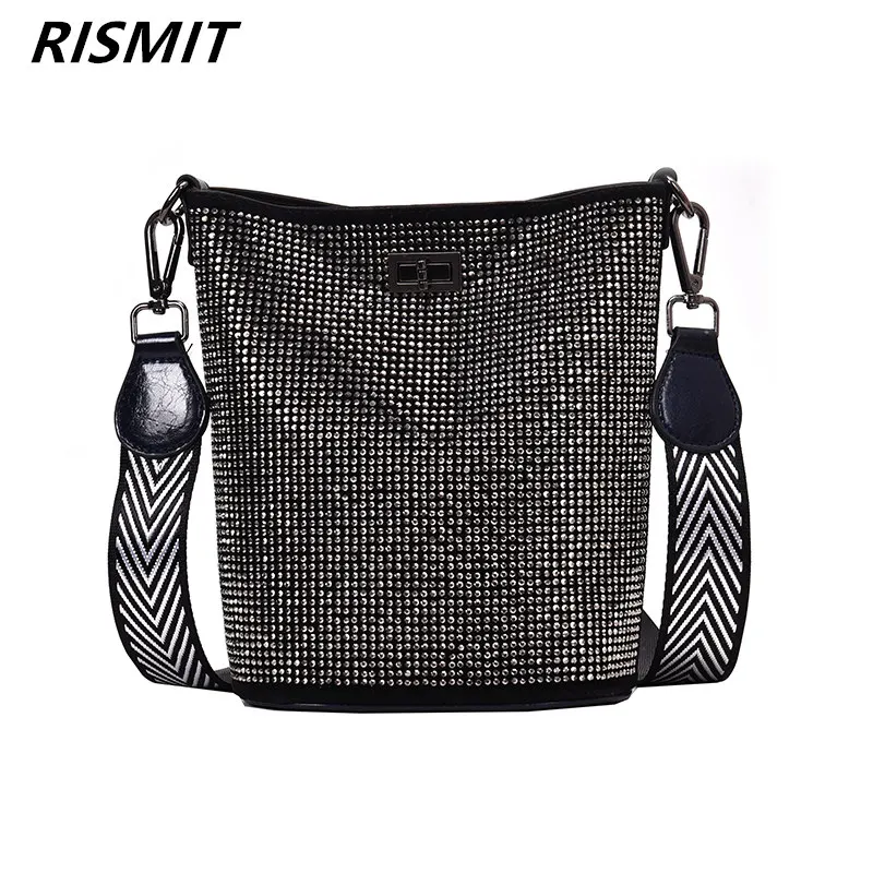 Bolsos Mujer ограниченная сумка-ведро из полиуретана и полиэстера Rismit 2019 Весна Лето