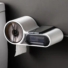 NEW TY Baffect Bathroom Toilet Paper Holder Paper Tissue Box Plastic Toilet Dispenser Wall Mounted R