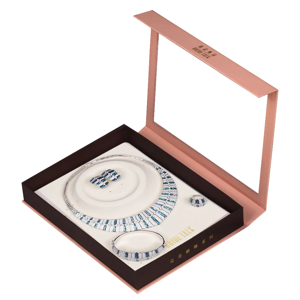 Комплект из колье серёг и кольца с фианитом|Ювелирные наборы| |