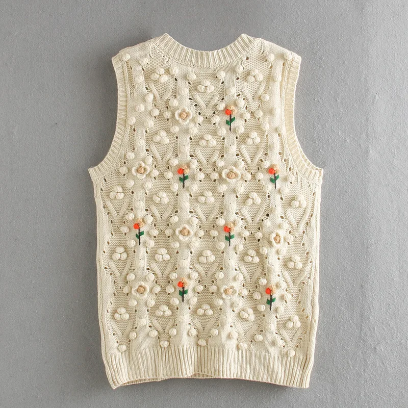 

women's knitting vest summer loose V-neck sleeveless sweaters sweater