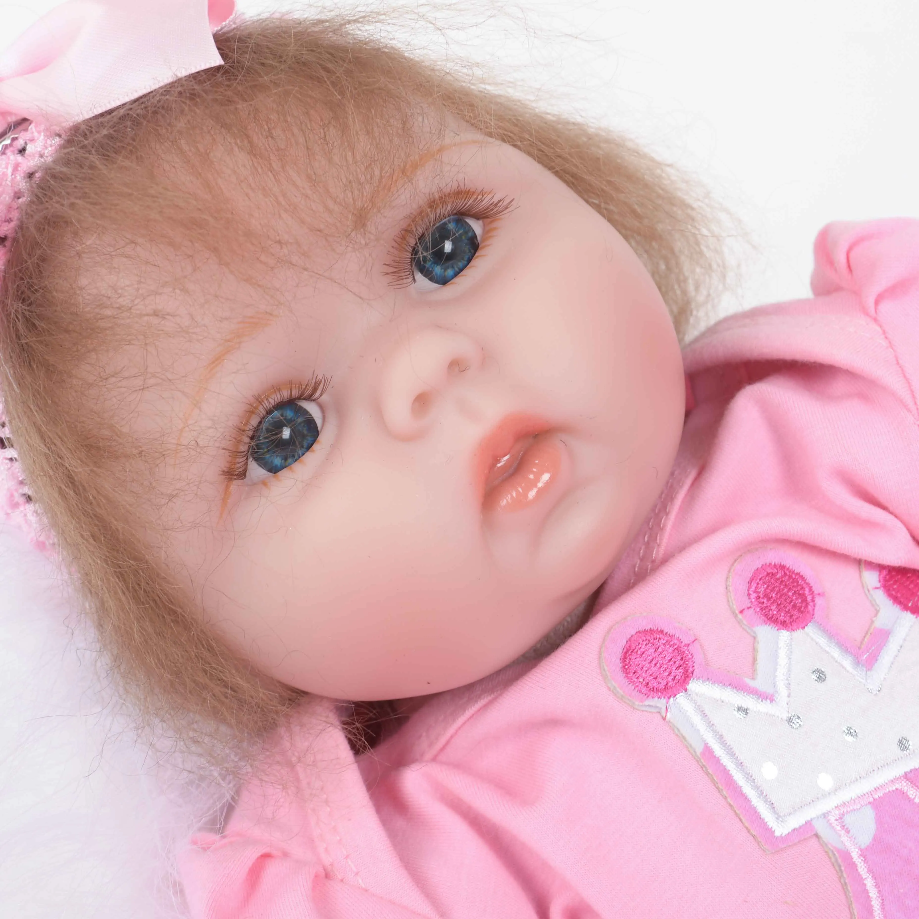 Кукла реборн для девочек Реалистичная мягкая силиконовая кукла младенец детей