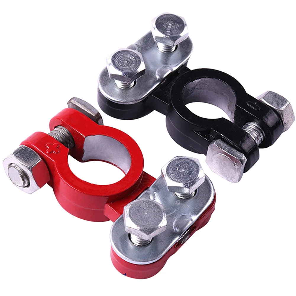 

Hot 2pcs Universal Positive and Negative Car Battery Terminal Connector Heavy Duty Car Quick Connector X66