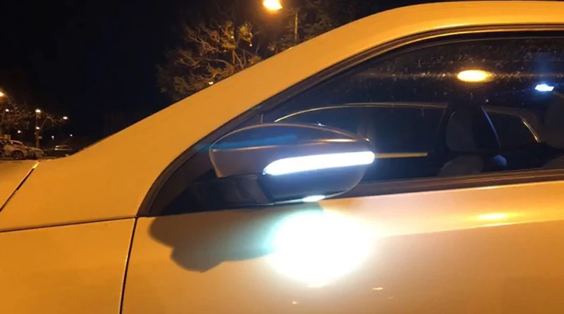 Боковое крыло зеркало заднего вида Индикатор повторитель динамический