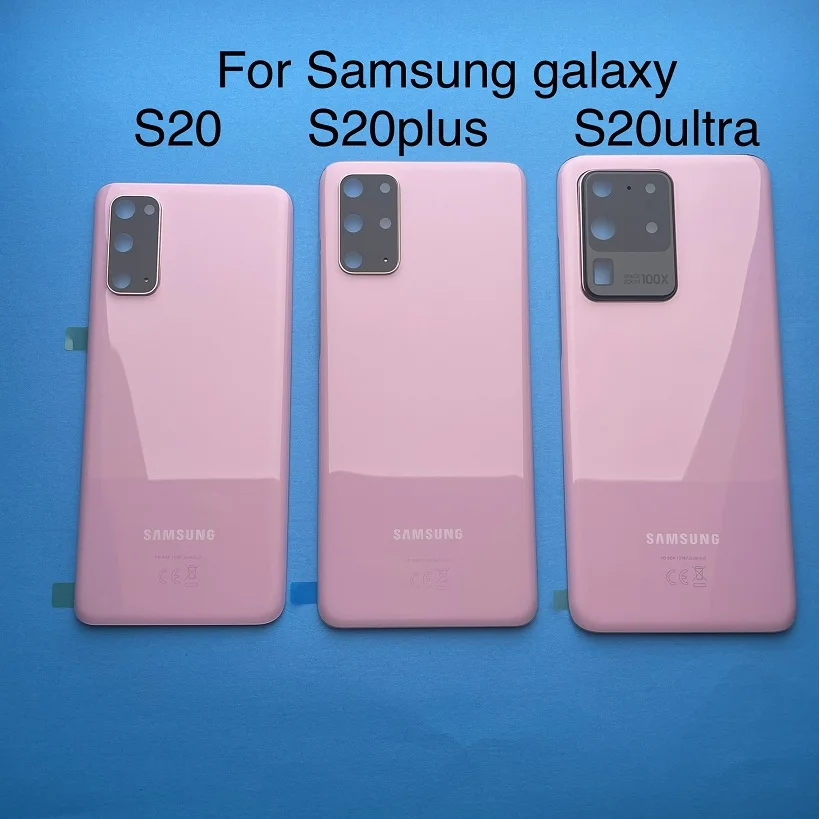 

Оптовая продажа, 100 шт./лот, замена заднего стекла для Samsung Galaxy S20 S20 Plus, Крышка батарейного отсека, водонепроницаемый корпус