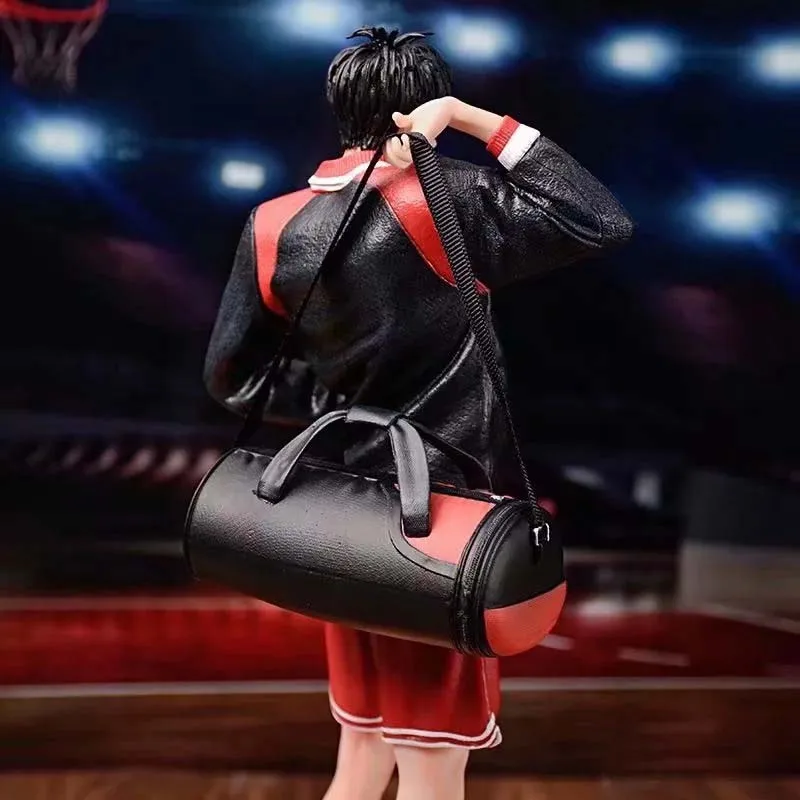 

Anime SLAM DUNK Action Figure A birthday present Kaede Rukawa With Satchel Model Toys