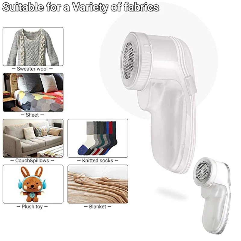 

Portable USB Rechargeable Fabric Shaver Electric Hair Trimmer Fabric Fuzz Fluff Lint Pills Bobble Carpet Curtain Home Tools