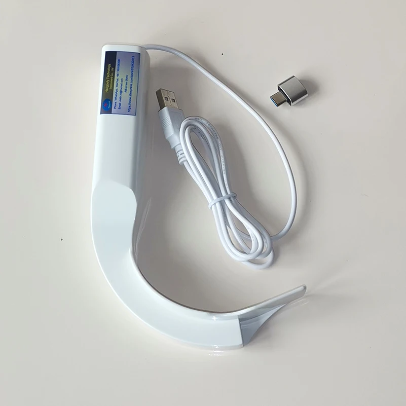 Laringoscopio de v&iacute;deo digital, port&aacute;til, desechable, USB, Visor de deslizamiento-1