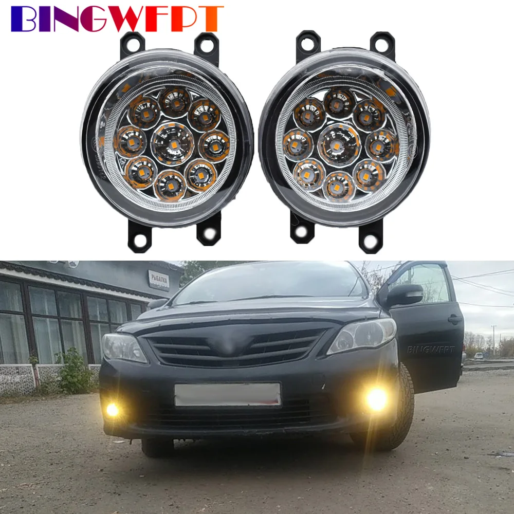 

Стайлинг автомобиля, противотуманные фары, светодиодсветодиодный дневные ходосветильник огни DRL для Toyota Land Cruiser 200 2016-2019