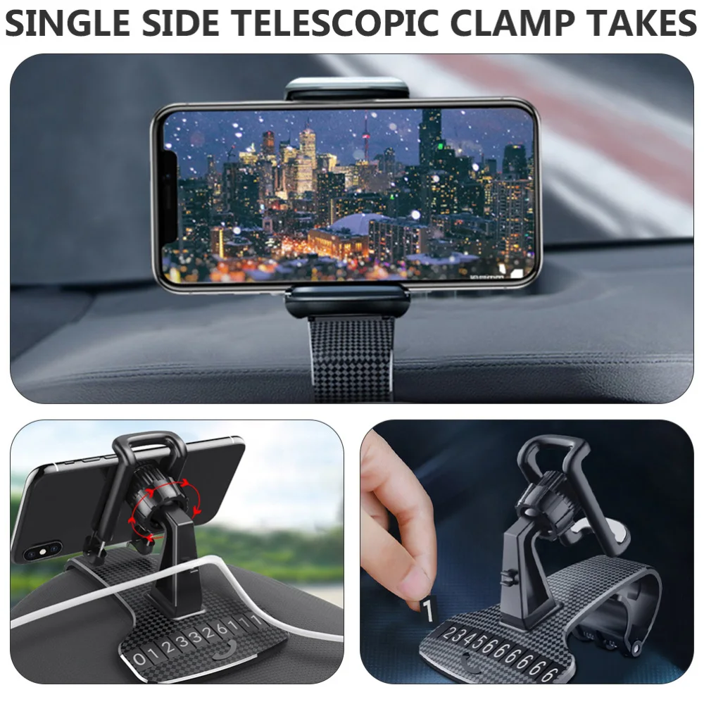 

1pc Car Dashboard Phone Stand Anti Auto Car Phone Support Bracket