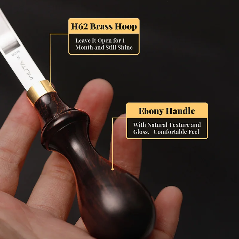 Скидка WUTA Профессиональный широкий кромкооблицовочный инструмент для резки кожи M390 из стали и кожи Цена WUTA Профессиональный широкий кромкооблицовочный инструмент для резки кожи M390 из стали и кожи