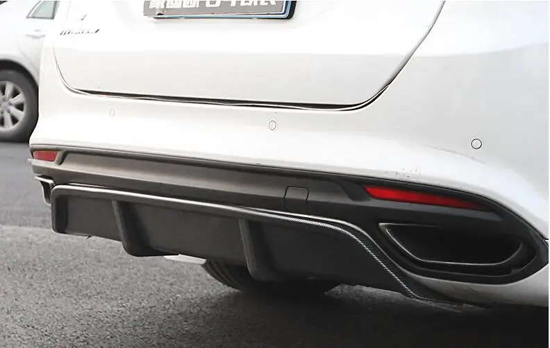 Для Ford Mondeo диффузор бамперы кузов комплект спойлер 2013 2018 для ABS задняя губа задний