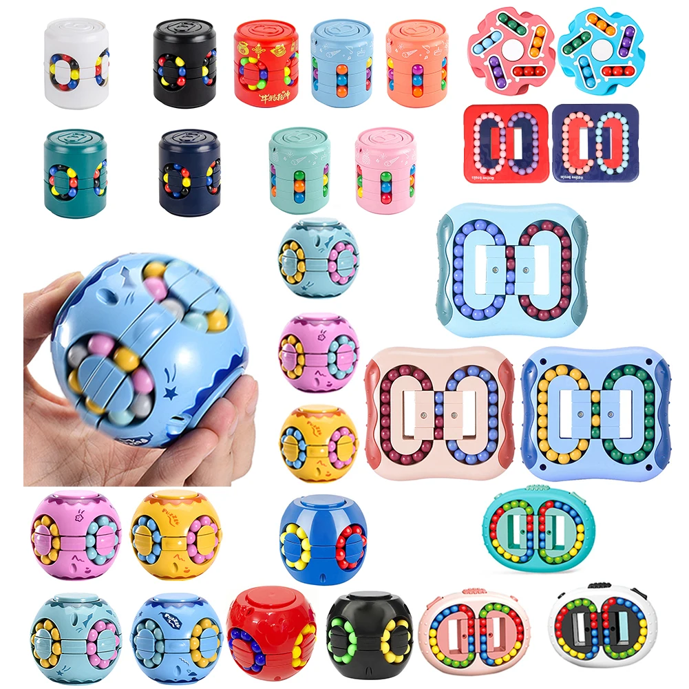 Cubo para aliviar el estr&eacute;s, juguete creativo de descompresi&oacute;n, educativo, divertido, mano fresca-0