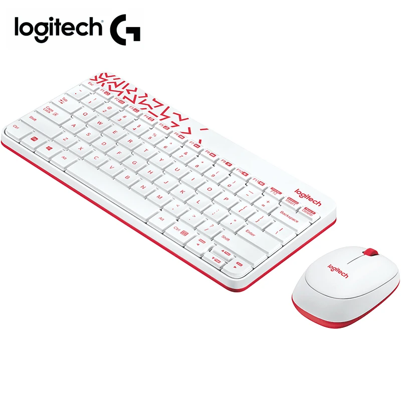 

Беспроводная клавиатура и мышь Logitech MK240, комбинированная клавиатура и мышь для настольного ПК и домашнего офиса