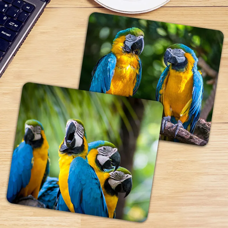 

Parrot mouse pad notebook computer mousepad cool gaming padmouse gamer keyboard mice mat