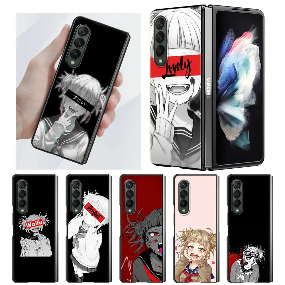 

Anime Hero Academia for Samsung Galaxy Z Fold3 Case Flip Shockproof Hard Plastic Back Cover For Samsung Z Fold 3 5G Phone Case