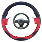 Настраиваемая оплетка ручной работы из искусственной кожи для Mazda 3 Axela, Mazda 6 Atenza 2014-2017, Mazda 2 2015