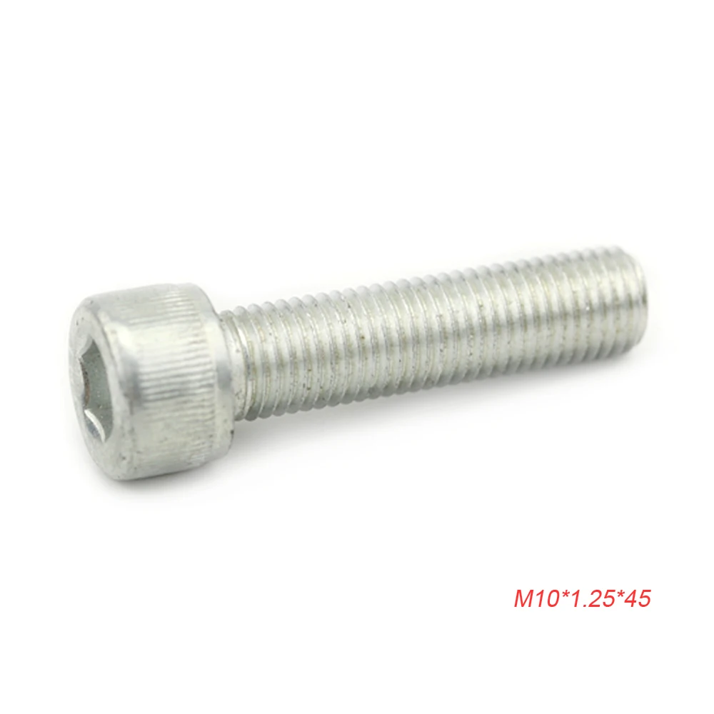 Шестигранная крышка болт с головкой M10 * 1 25 100 110 120 130 140 150 мм 12 9 # стальные