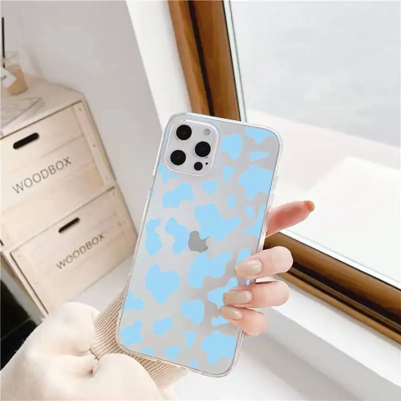 

Leopard print Pattern Hot Phone Case Transparent for iPhone 11 12 6 7 8 Pro X XS Max XR Plus Silicone Soft TPU Clear mobile bags