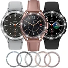 Защитный чехол для Samsung Galaxy Watch 3, 41 мм, 45 мм, металлический бампер, кольцо, подходит для Galaxy Watch 4 Classic, 42 мм, 46 мм