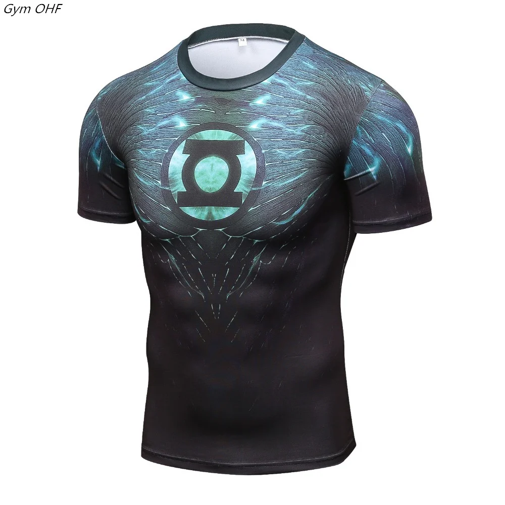 

Men Compression Short Sleeve Tshirt Summer Bodybuilding Fitness Sportswear Men Sport Top Running Tight Tee Ropa Deportiva Hombre