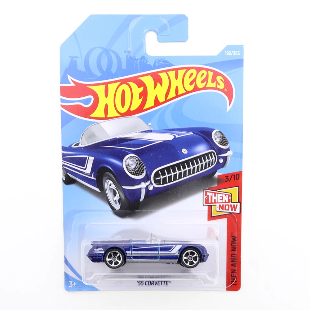 

2018-192 Hot Wheels 55 Корвет мини-купе из сплава 1/64 металлическая литая модель автомобиля детские игрушки подарок