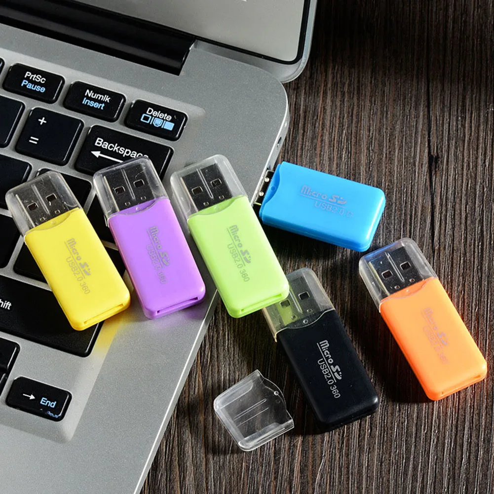 Usb 2 0 высокоскоростной sd кард ридер диск памяти TF микро Безопасность цифровой