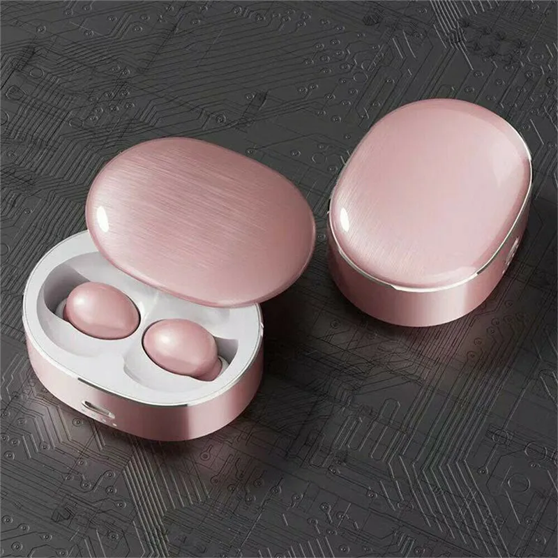 

Hands-free Wireless Earphones with Mic Hifi Stereo Headset Noise Cancelling Music Gaming Earbuds for iOS iPhone Samsung Android