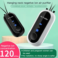 neck hanging negative ions generator personal air purifier air cleaner travel size