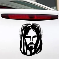 cartoon christian jesus carbon sticker car truck body side door sticker decal graphic universal car side door stickers