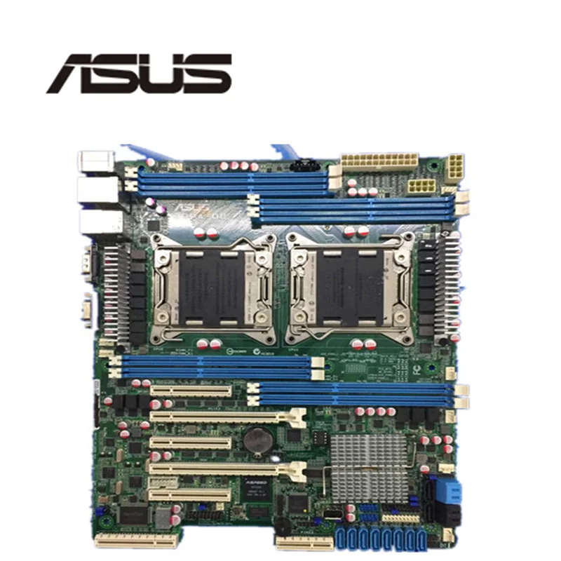 Для ASUS Z9PA-D8 б/у оригинальная Серверная материнская плата для Intel C602 Socket LGA 2011 DDR3 X79