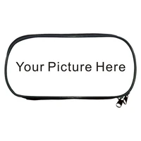 customize logo pencil case cosmetic bag children school supplies bags boys girls stationery storage cases pencil cases