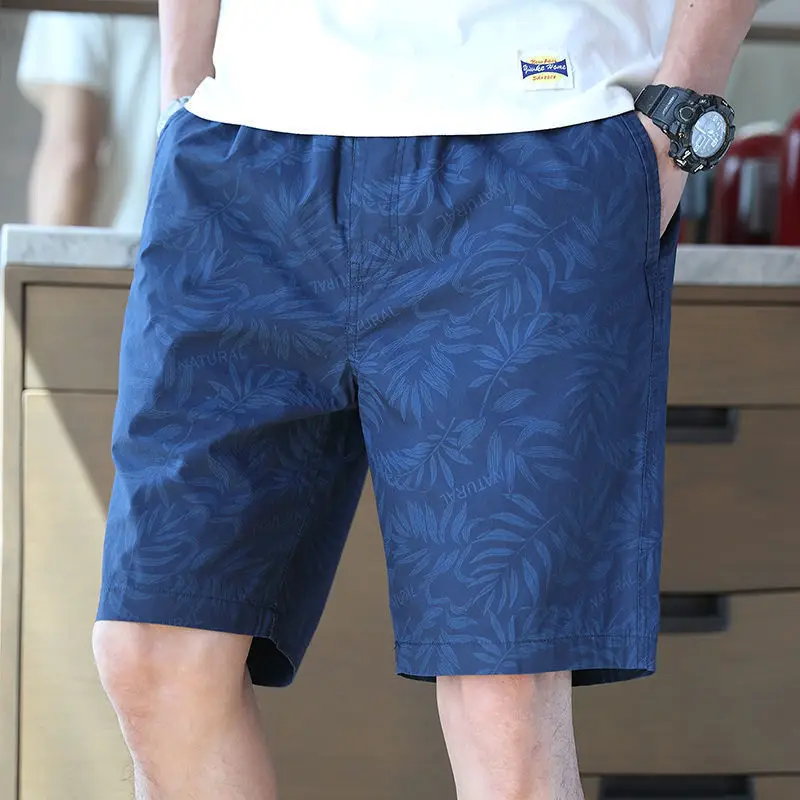 

Men's Summer Breeches Shorts 2021 Cotton Casual Bermudas Black Men Boardshorts Homme Classic Brand Clothing Beach Shorts Male 4.