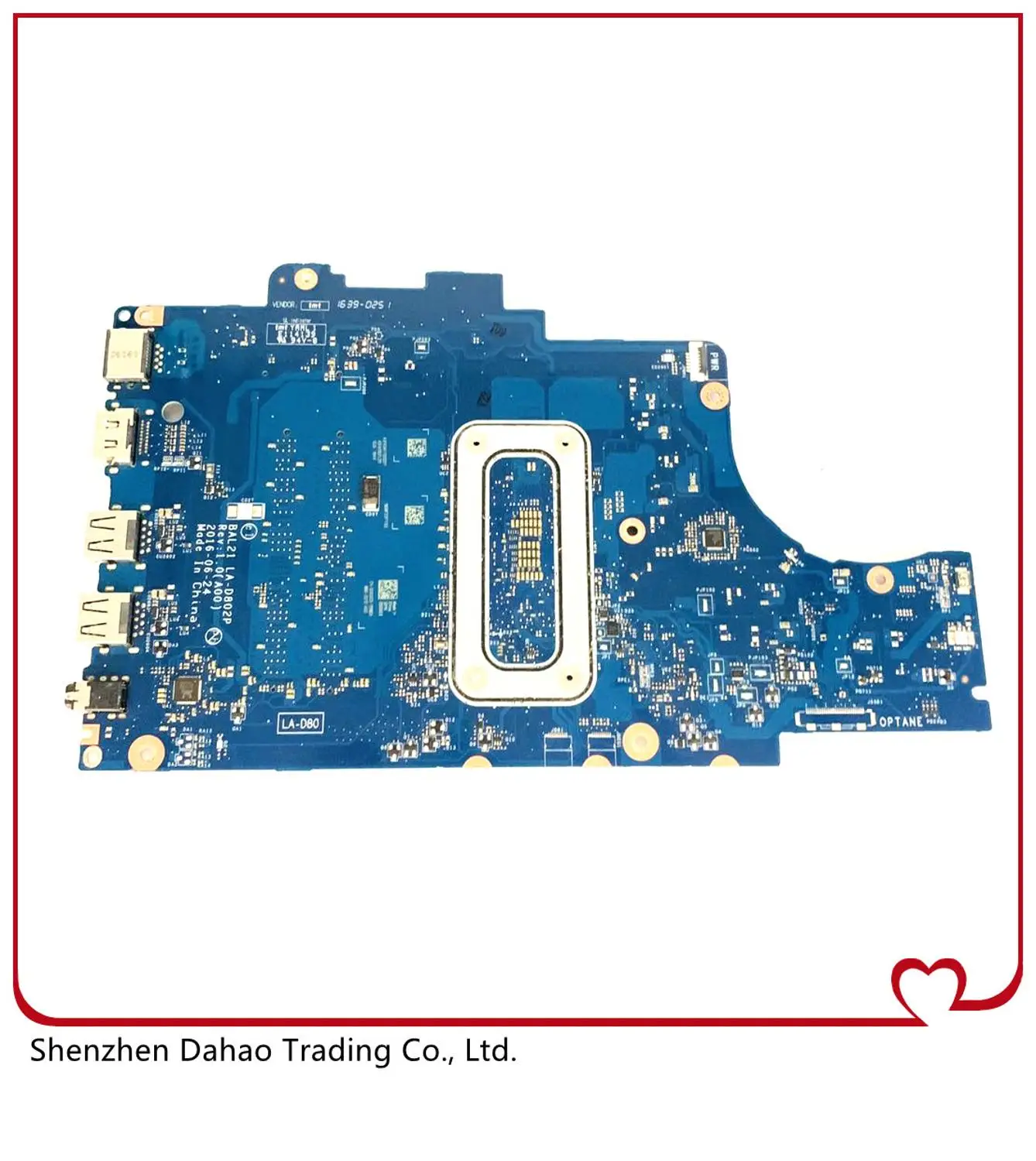 

CN-0DG5G3 0DG5G3 DG5G3 LA-D802P laptop motherboard FOR DELL Inspiron 15 5567 5767 Original motherboard WITH I5-7200U 100% TESTED
