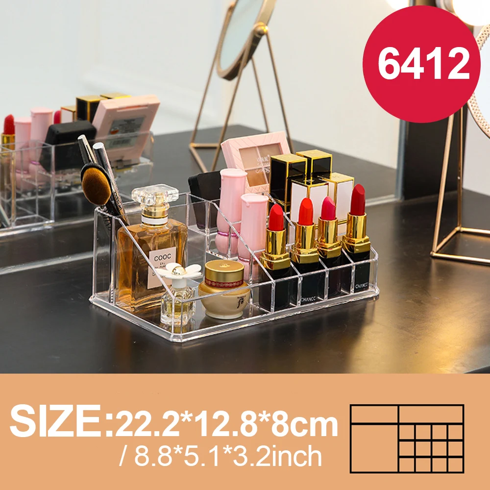 Makeup Organizer Storage Boxes Transparent Drawer-type Stackable DIY Combination Cosmetic Acrylic Jewelry Box D30 | Дом и сад