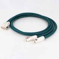pair top selling hifi cardas cross occ rca cable rca to rca interconnect cable with silver plated rca connector hifiaudio cable