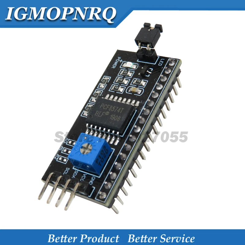 5 шт. адаптер для ЖК дисплея 1602 плата 2004 серии IIC/I2C/TWI модуль преобразователя