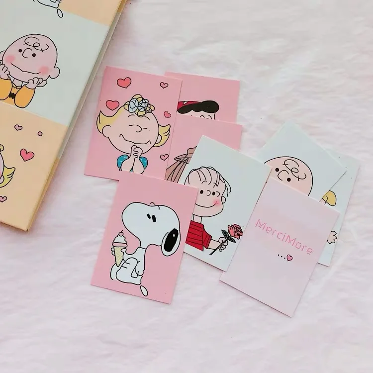 8 шт. Ins Peanuts изгой карта собаки милый мультфильм доска для сообщений доска для фото дисплей доска украшение стены визитная карточка дисплей