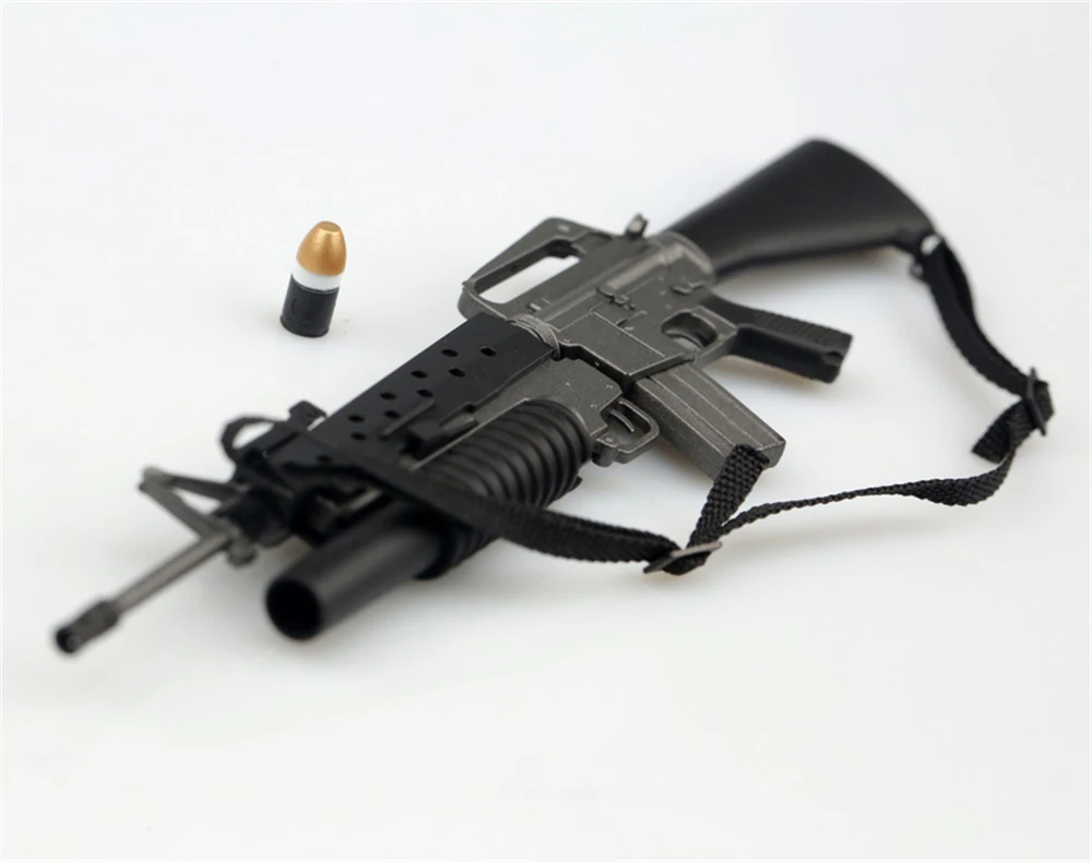 Для продажи DML 1/6 оружие пистолет Вьетнамская война M16 M16A1 + M203 модель нельзя