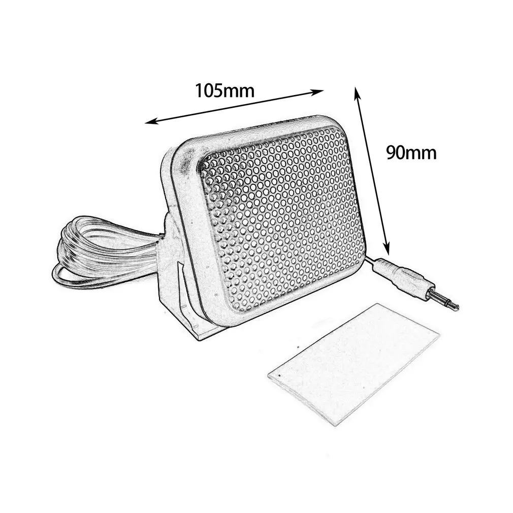

Mini External Speaker NSP - For Yaesu For Kenwood For ICOM For Motorola Ham Radio CB Hf Transceiver External Speaker
