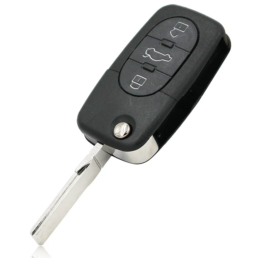 Дистанционный ключ без ключа Fob 3 кнопки 433 92 МГц 4D0 837 231 A для Audi ID48 чип 4D0837231A полный