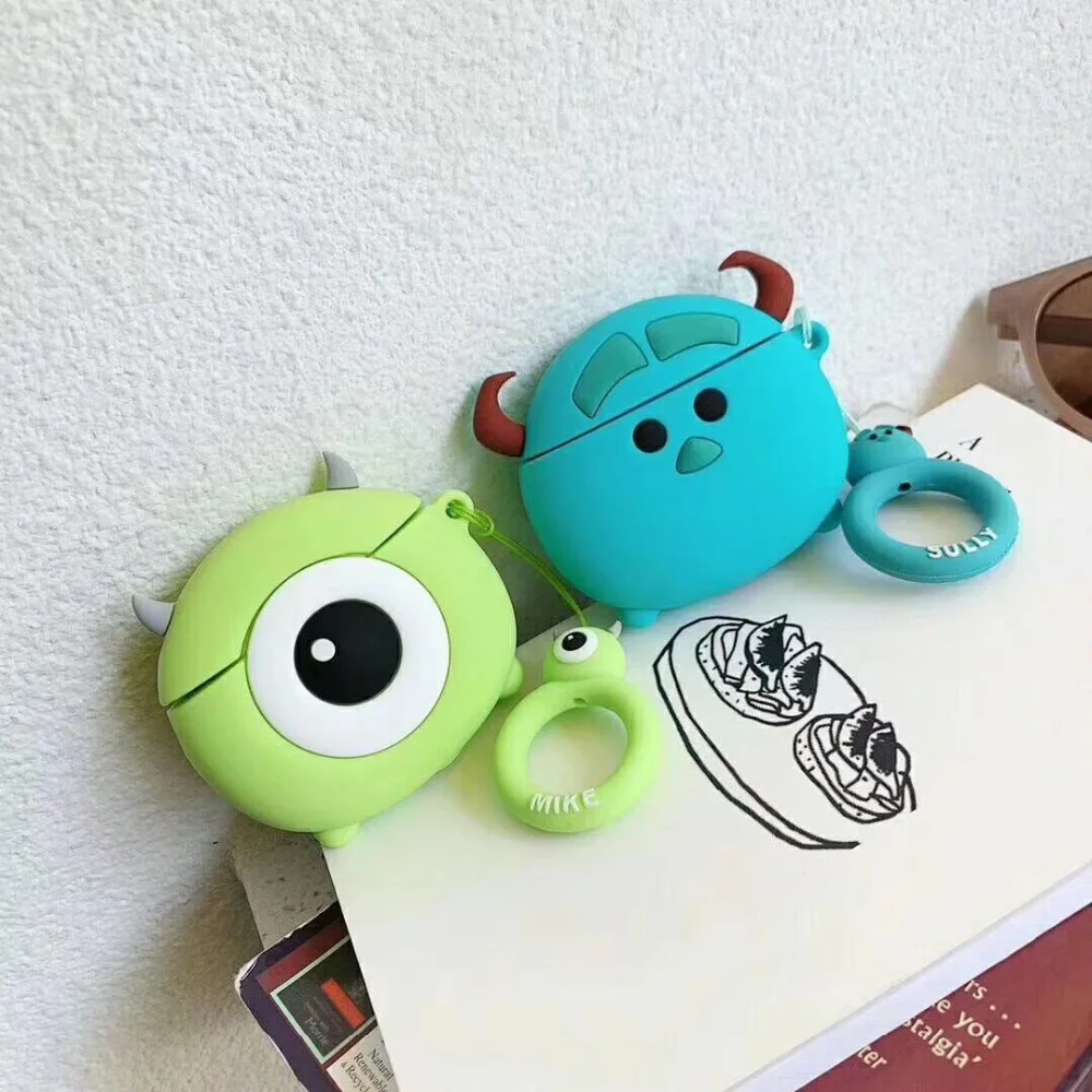 Devil eyes силиконовый чехол для Airpods защитный беспроводной Bluetooth гарнитура аксессуары коробка Наушники с зарядным устройством сумка чехол