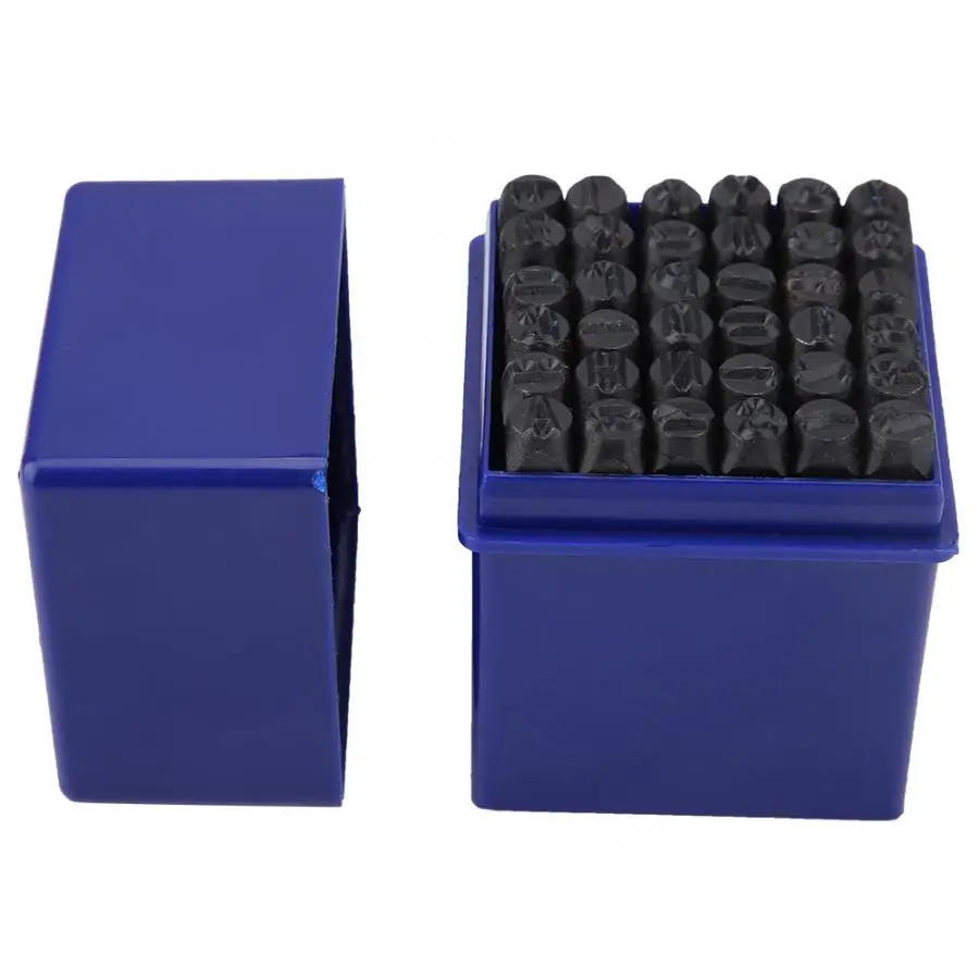 36 шт./компл. 6 мм стальные алфавитные буквы и цифры штамп наборы инструментов | Дом