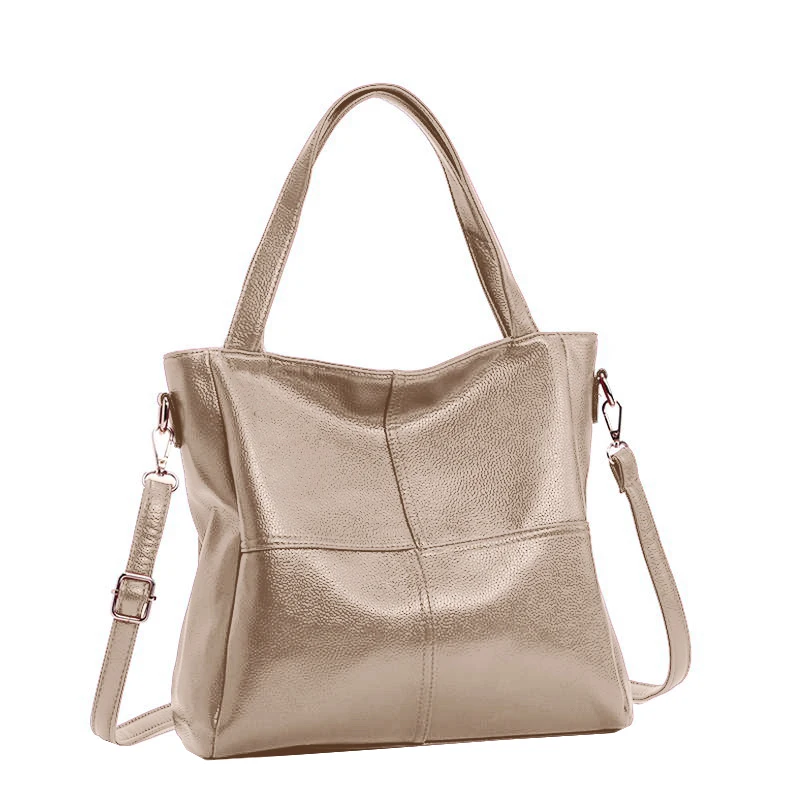 Bolsa feminina, большая сумка на плечо для женщин, новинка, модная сумка золотистого цвета, женская сумка из искусственной кожи, вместительная сумка-мессенджер
