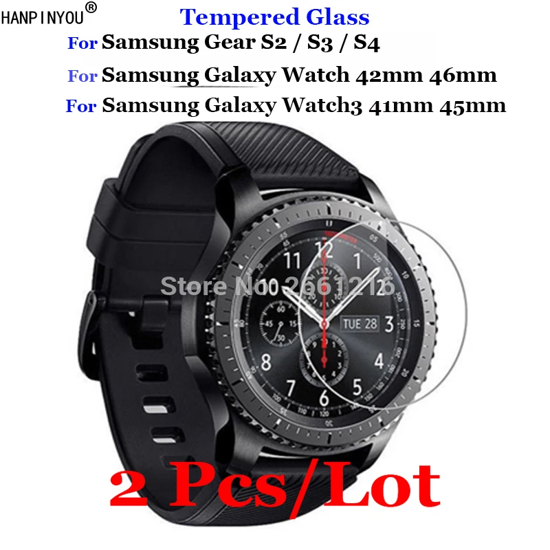 2 шт Для Samsung Gear Sport S3 S4 S2 закаленное стекло 9H 2.5D Защитная пленка для Galaxy Watch 3 42 мм 46