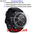 2 шт Для Samsung Gear Sport S3 S4 S2 закаленное стекло 9H 2.5D Защитная пленка для Galaxy Watch 3 42 мм 46 мм Watch3 41 мм 46 мм