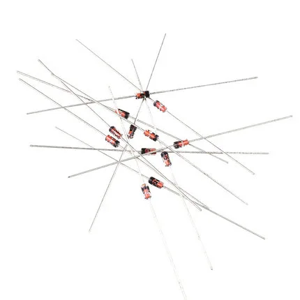 50 шт., стабилитрон 1 Вт, 3 в 3,3 В 5,6 В 6,2 В 8,2 в 10 в 15 в 24 В 30В 51в 56 в 62 в 68 в 75 в 1N4757A 1N4758A 1N4759A 1N4760A 1N4761A